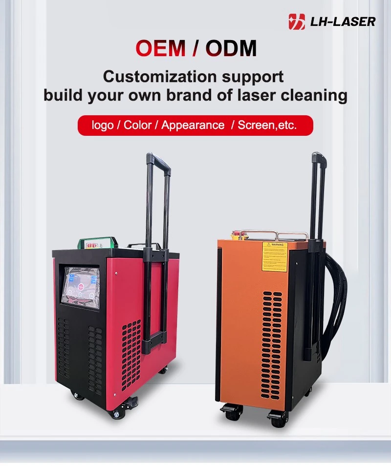 300W Trolley Type Pulsed Laser Cleaning Machine best